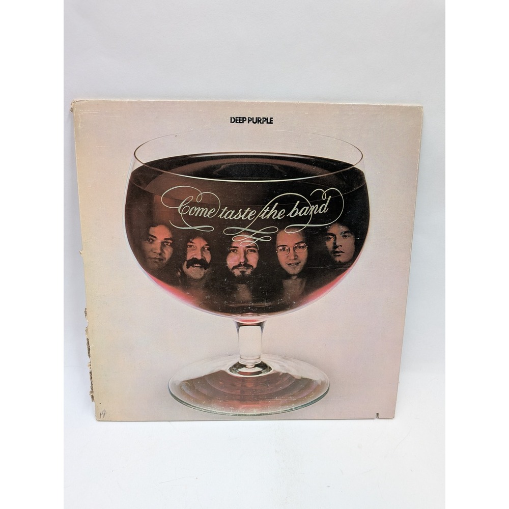 Deep Purple Come Taste the Band Vinyl LP 1975 Warner Bros PR Hard Rock Record